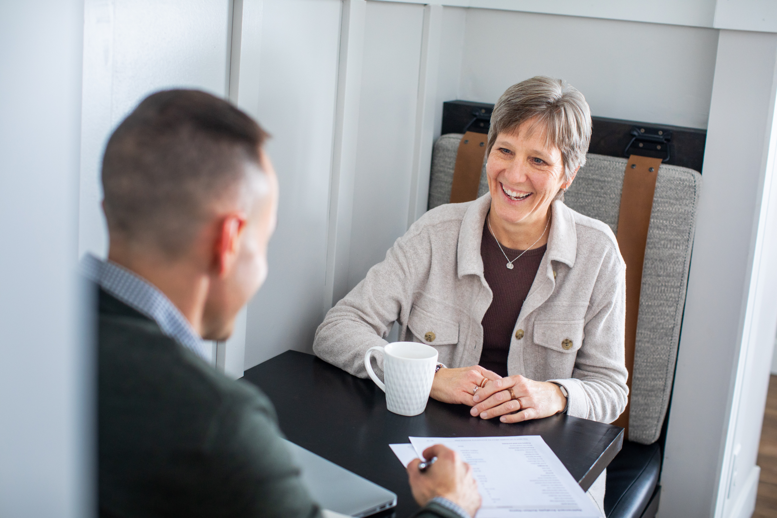 Infographic of a client planning for retirement with Stage Ready Financial Planning