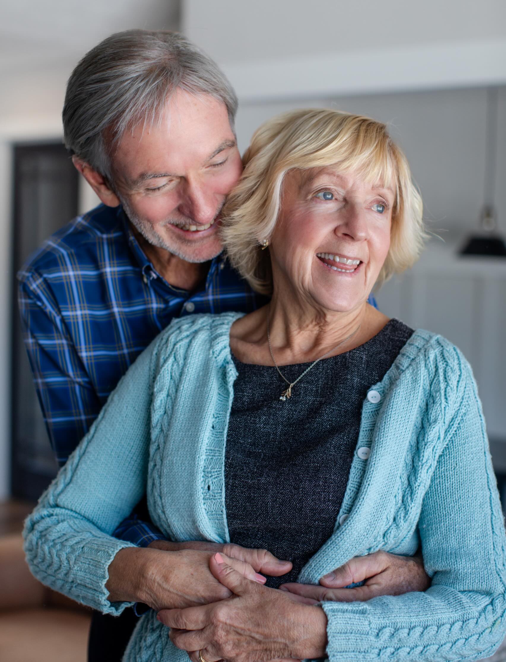 Infographic of a confident retired couple who's worked with Stage Ready Financial Planning